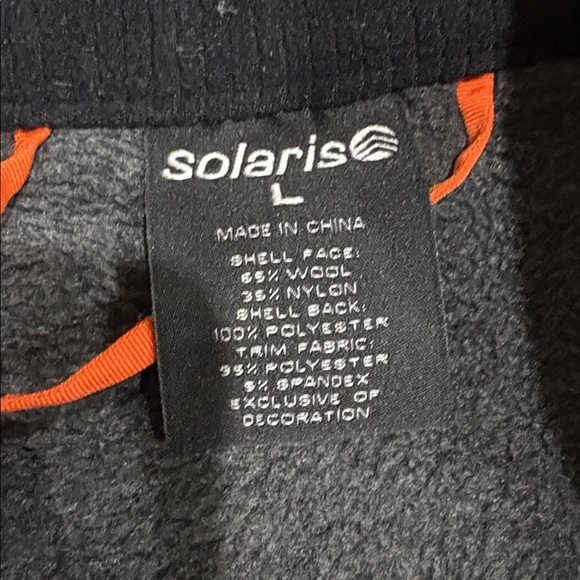 Solaris Jacket. Wool blend. Sweater material. Gray black. Large. - Picture 2 of 7